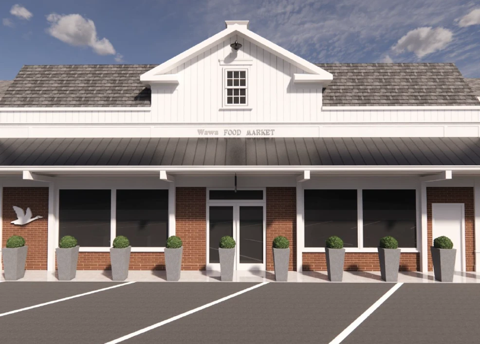 Wawa Food Market storefront at the Shops of Lafayette Hill