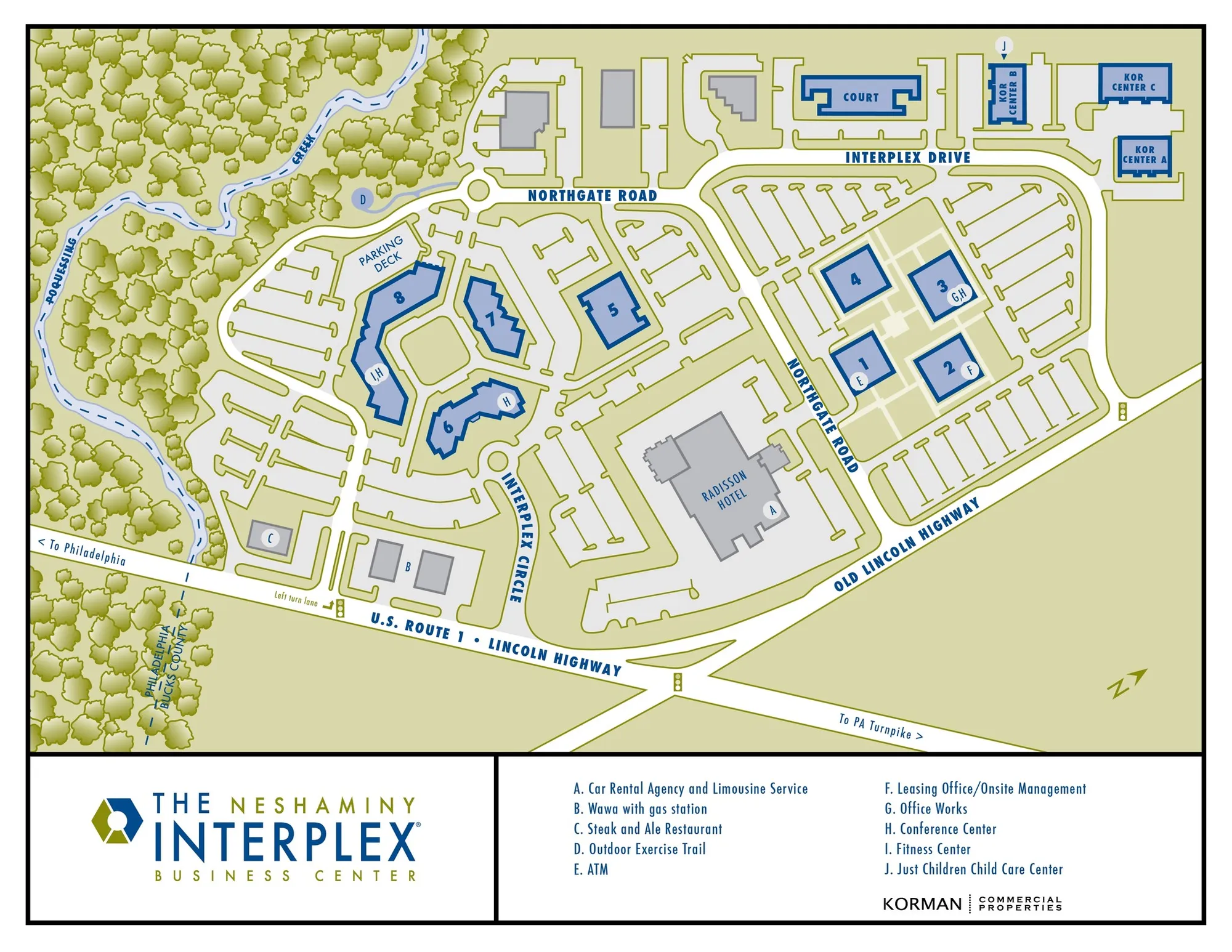 Neshaminy Interplex Site Plan